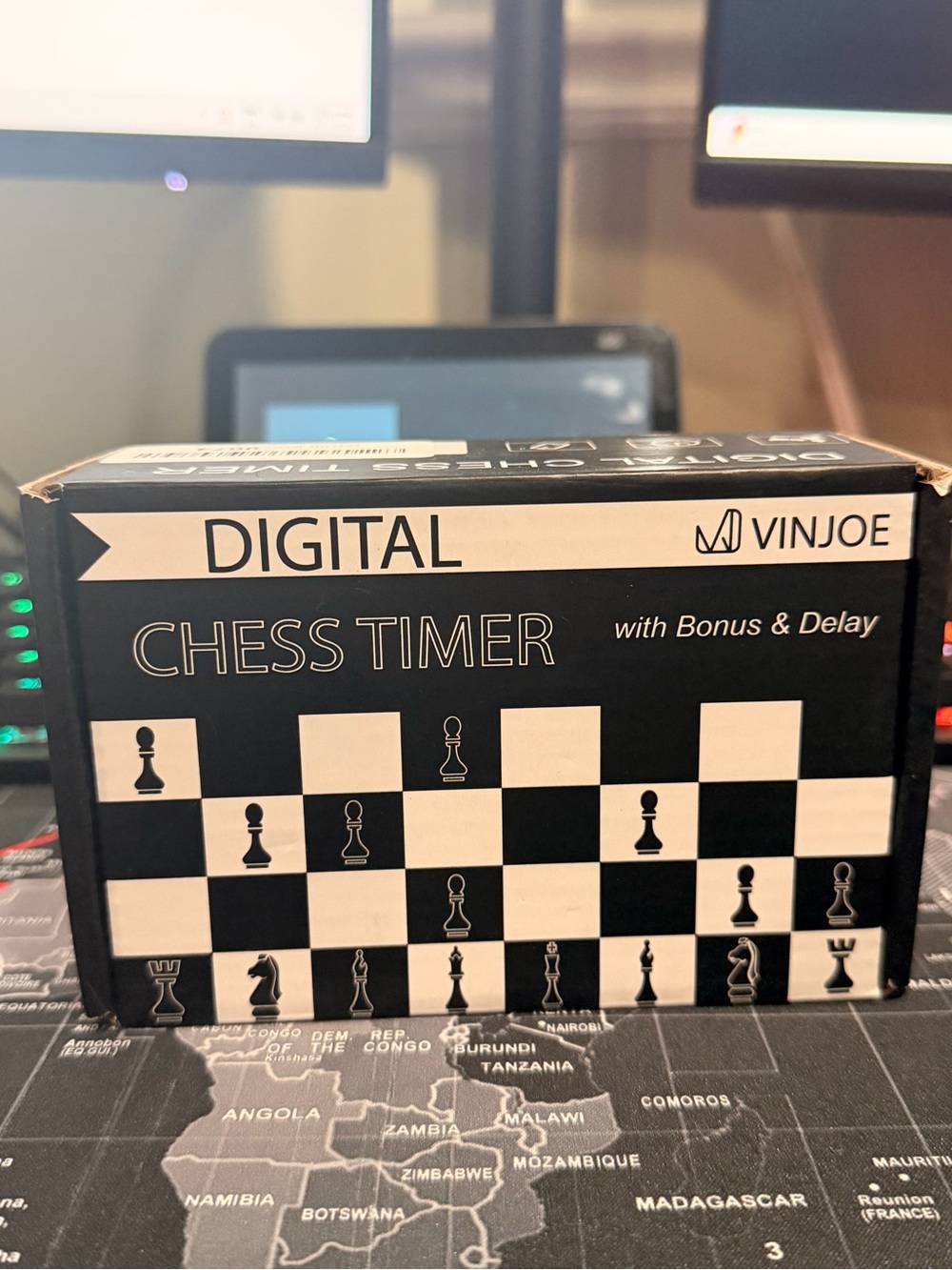 Digital Chess Timer in Black